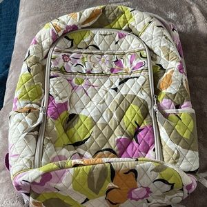 Vera Bradley large laptop backpack Portobello Road